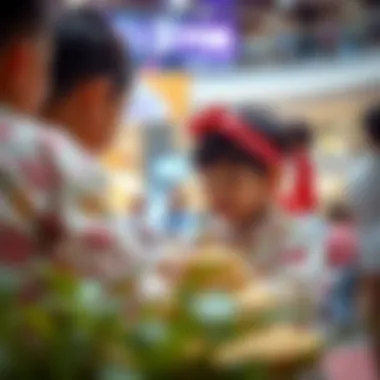 Kids engaged in a cultural workshop at Dubai Mall