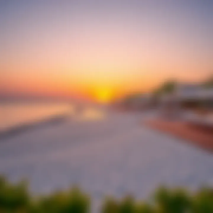 Stunning beachfront view of La Mer showcasing its vibrant beachfront ambiance