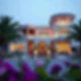 Stunning exterior view of a luxury villa in Dubai