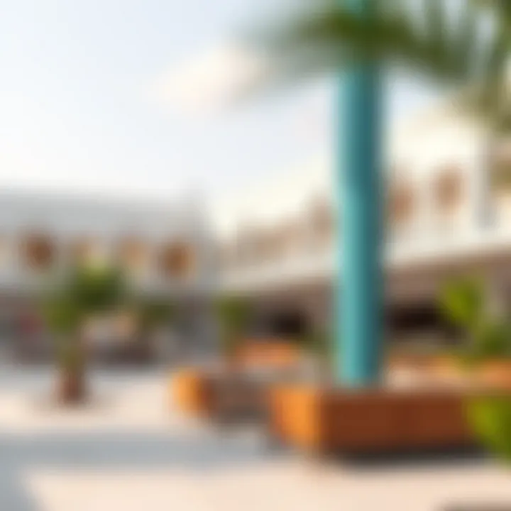 A vibrant community space reflecting the essence of Manarat Living.
