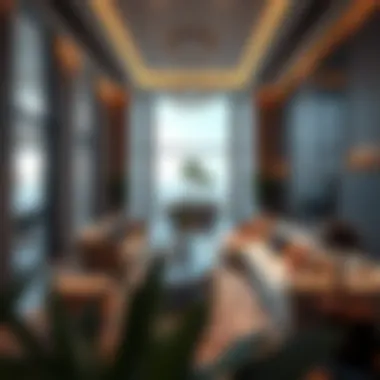 Elegant interiors of a luxury residence in Dubai.