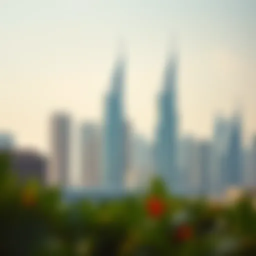 A modern skyline showcasing Dubai's architectural brilliance.