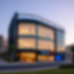 Exterior view of Nakheel Office at Ibn Battuta Mall showcasing modern architecture