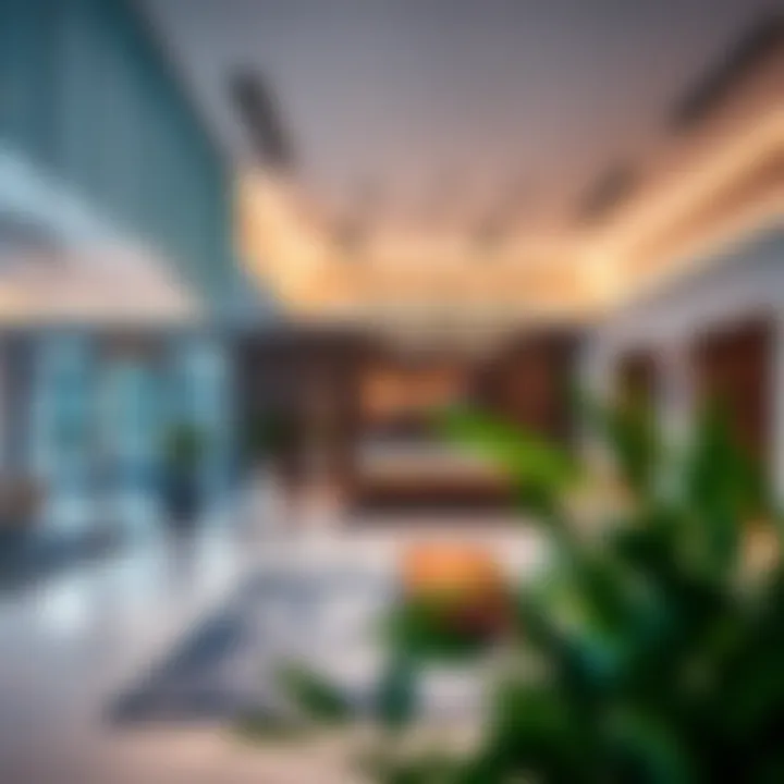 Welcoming Reception Area of Nakheel Office Interior of Nakheel Office featuring a welcoming reception area