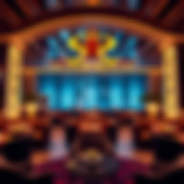 Lavish Lounge Ambiance Lavish lounge area with ambient lighting