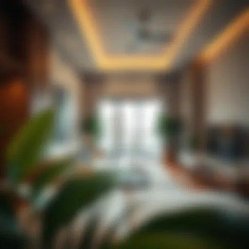 Modern apartment interior showcasing rental options
