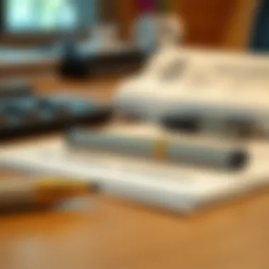 Essential Documents for Residency Verification Close-up of residency documentation on a desk