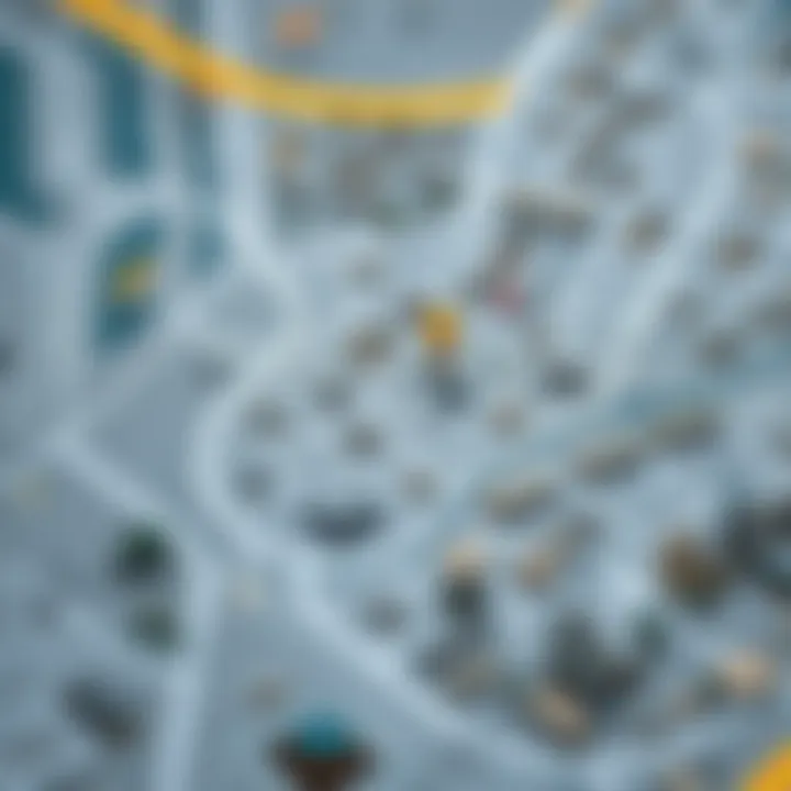 Map highlighting Mussafah and its rental zones