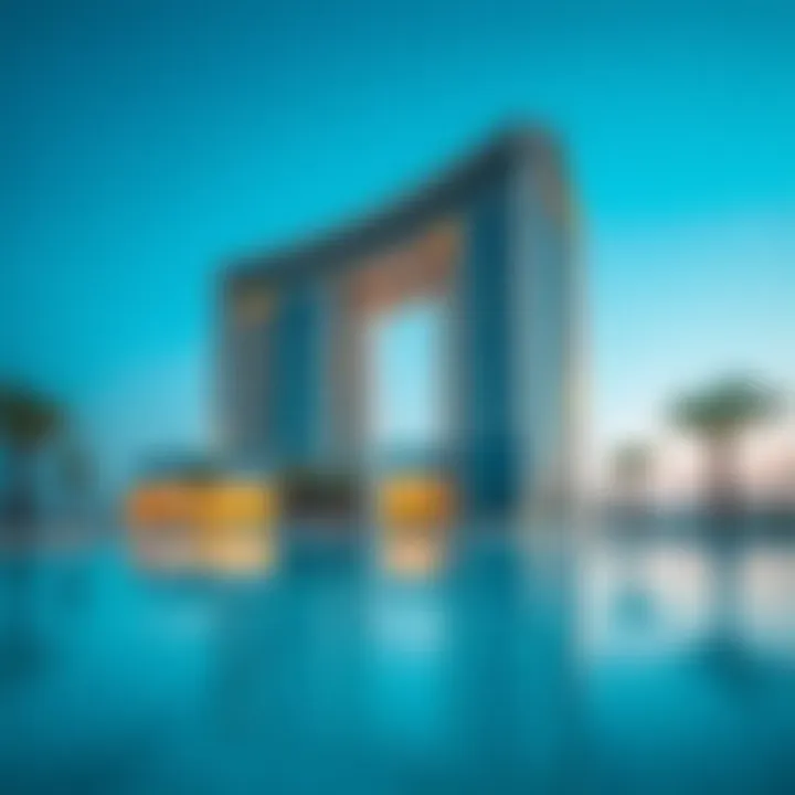 Stunning architectural design of Seven Palm in Dubai