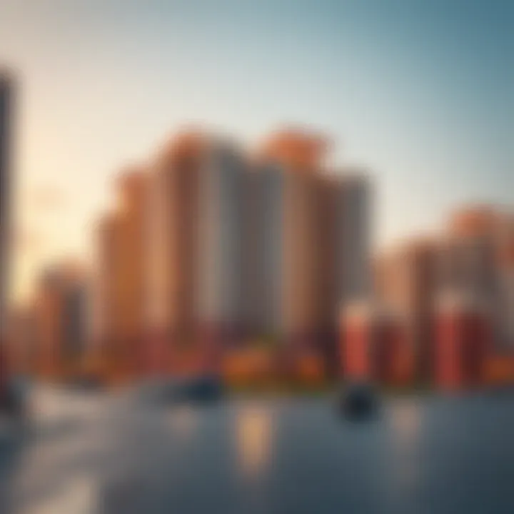 Luxury apartment complex in Al Twar 3 reflecting Dubai's vibrant real estate market