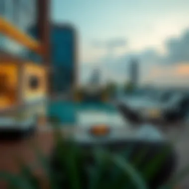 Luxury living environment at Aura Sky Pool