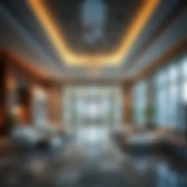Interior of the Ejari Center A welcoming reception area within the Ejari Center
