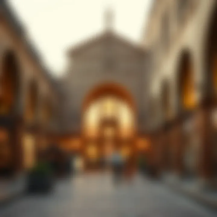 The architectural beauty of the Old Market reflecting Dubai's heritage