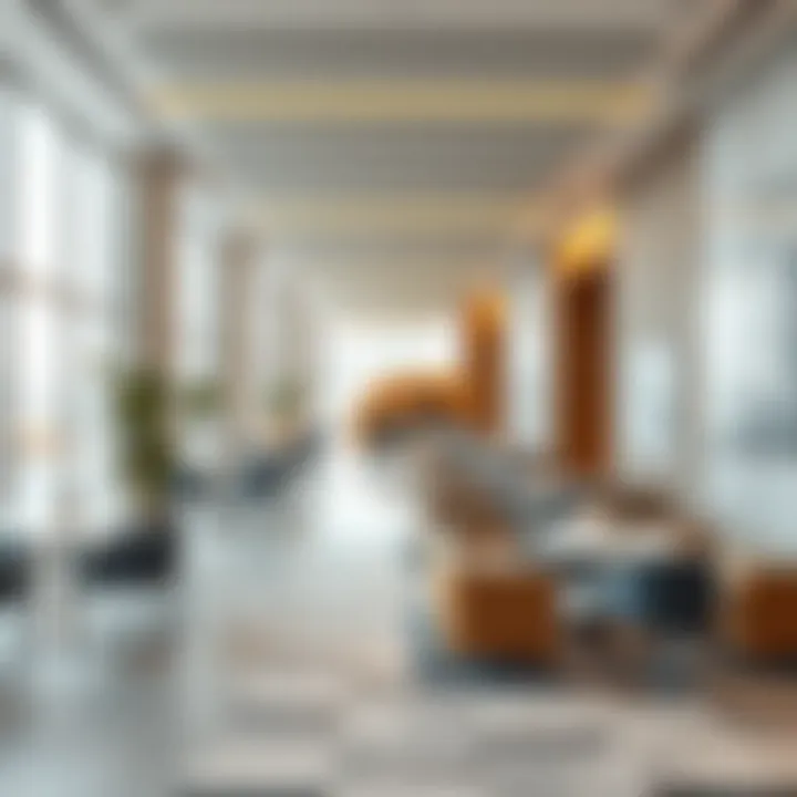 Innovative Commercial Space Design A commercial space designed with innovative layouts and sustainable materials
