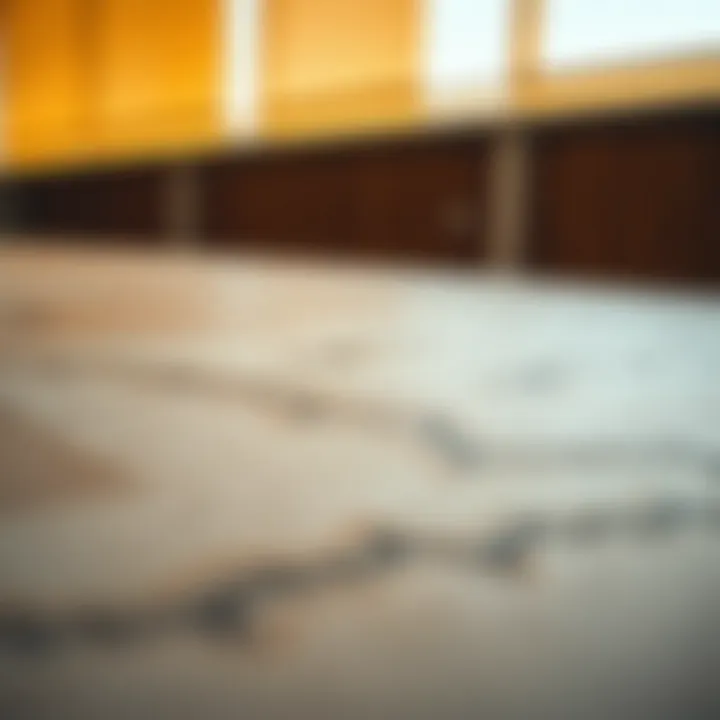 Sustainable Design Materials A close-up of sustainable design materials used in an interior project