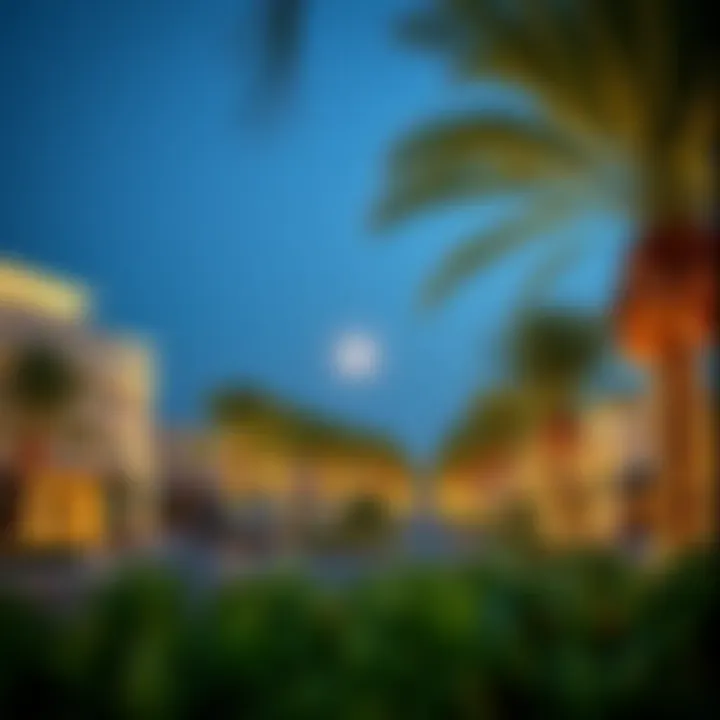Surroundings of Emirates Hills Surrounding attractions near Emirates Hills including shopping and dining options