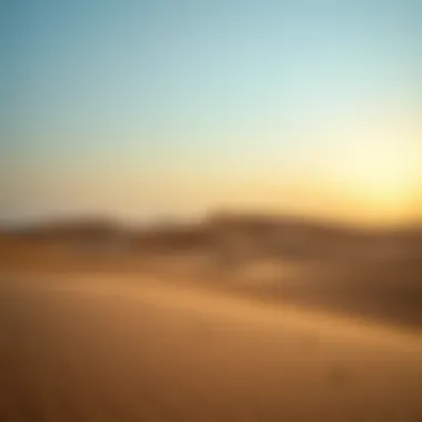 Dubai Desert Landscape The serene beauty of Dubai's desert landscape
