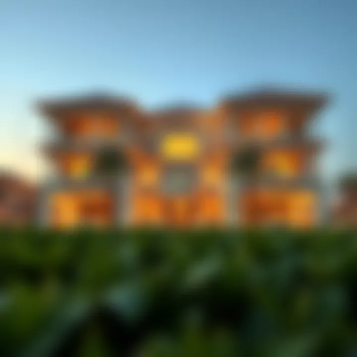 Stunning architectural design of a luxury villa in Palm Jumeirah