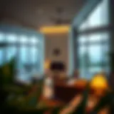 Stylish vacation rental living space