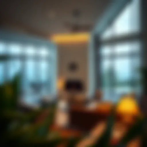 Stylish vacation rental living space