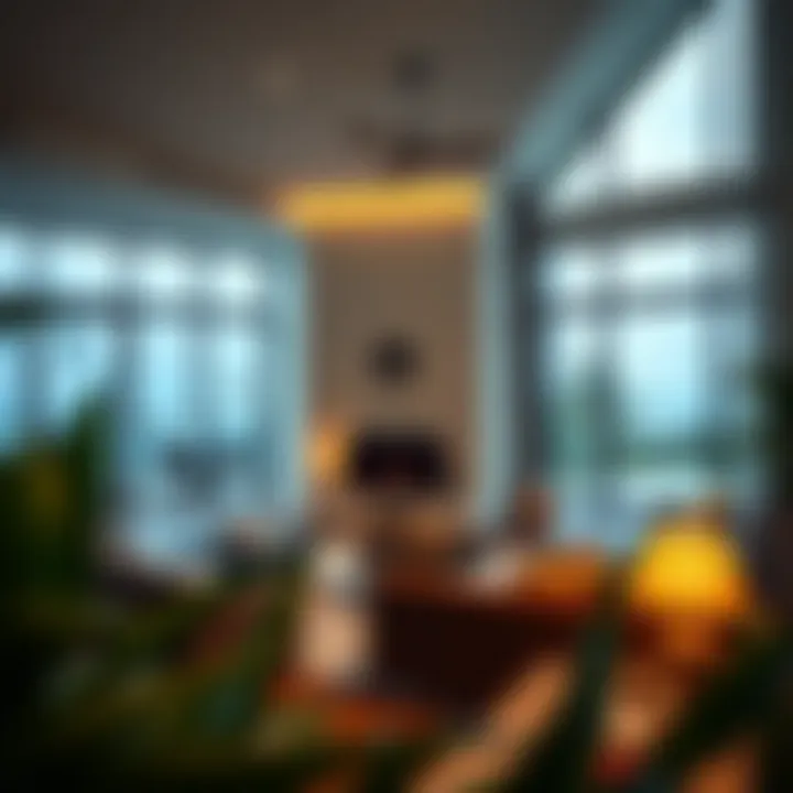 Stylish vacation rental living space