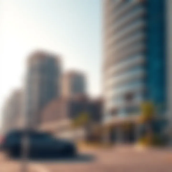 Modern developments surrounding Wafi area
