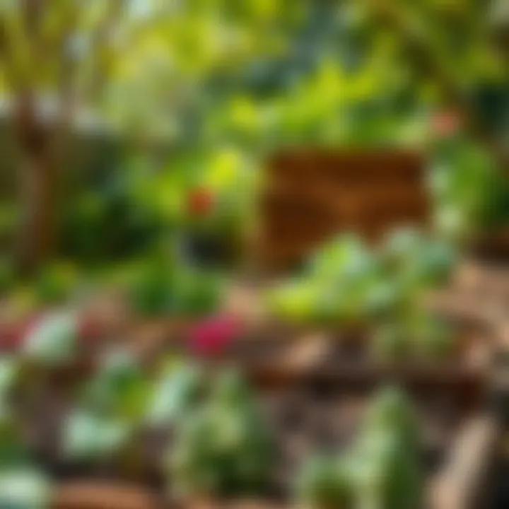 Gardening area promoting nature-based learning for young minds