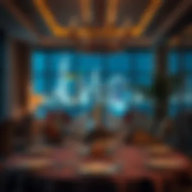 An Exquisite Dining Atmosphere Elegant dining setup with exquisite tableware