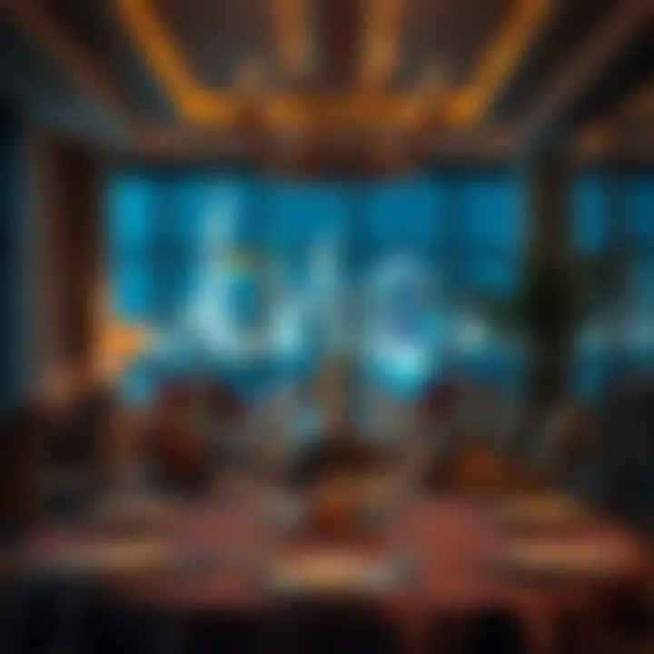 An Exquisite Dining Atmosphere Elegant dining setup with exquisite tableware
