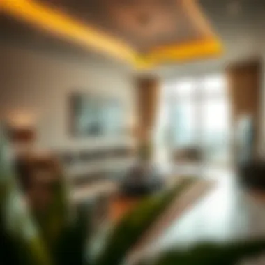Charming Interiors of Qusais Flats Cozy living area in a Qusais flat highlighting interior design