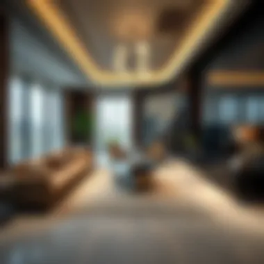 Luxurious Interiors at Fortune Executive Tower Luxurious interior design of a Fortune Executive Tower apartment