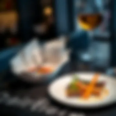 Culinary Innovations and Creativity A beautifully presented dish representing fusion cuisine