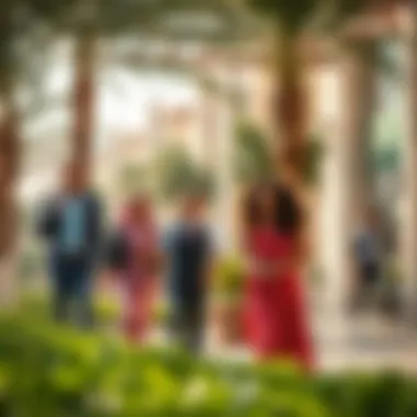 Vibrant Community Lifestyle in Hayat Boulevard Vibrant community lifestyle depiction within Hayat Boulevard