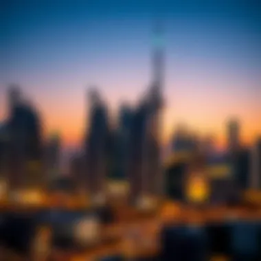 Stunning skyline of Dubai showcasing modern architecture