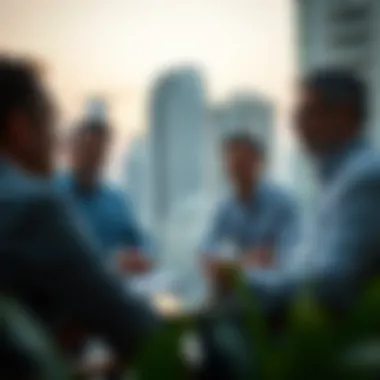 Investors Analyzing the Dubai Property Market Investors analyzing Dubai property market