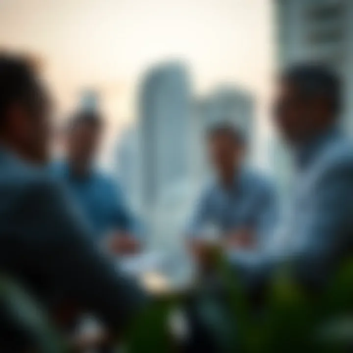 Investors Analyzing the Dubai Property Market Investors analyzing Dubai property market