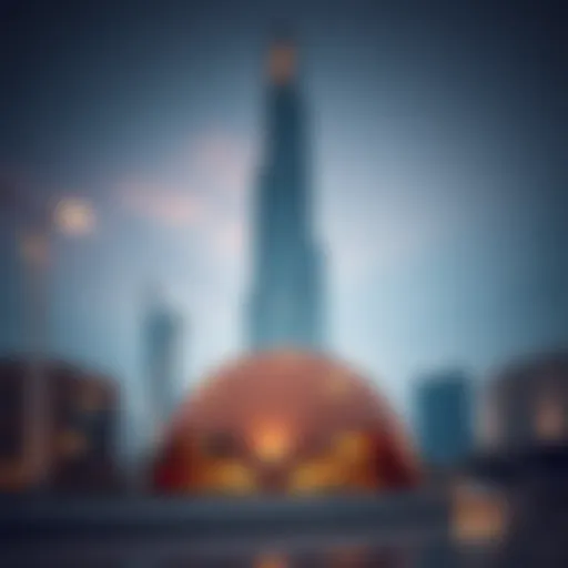 Stunning view of Jafza One Tower showcasing its modern architecture