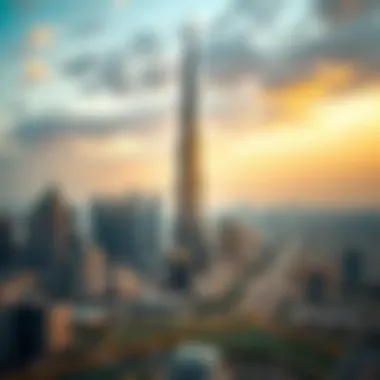 Panoramic skyline view featuring Jafza One Tower