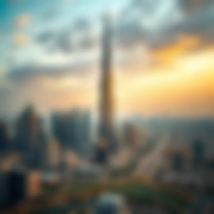 Panoramic skyline view featuring Jafza One Tower