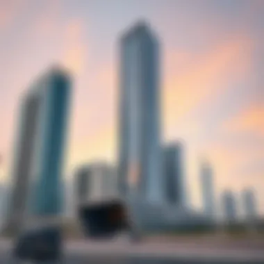Strategic location of Jafza One Tower within the Jebel Ali Free Zone