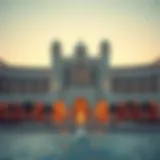 Stunning view of Jumeirah Marsa Al Arab's architectural design