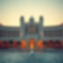 Stunning view of Jumeirah Marsa Al Arab's architectural design