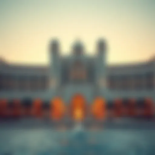 Stunning view of Jumeirah Marsa Al Arab's architectural design
