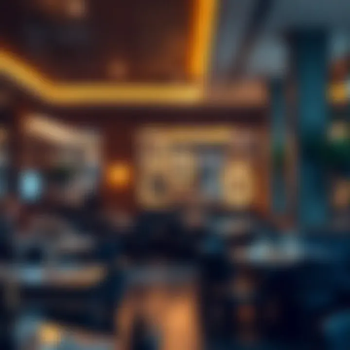 A cozy ambiance in a restaurant