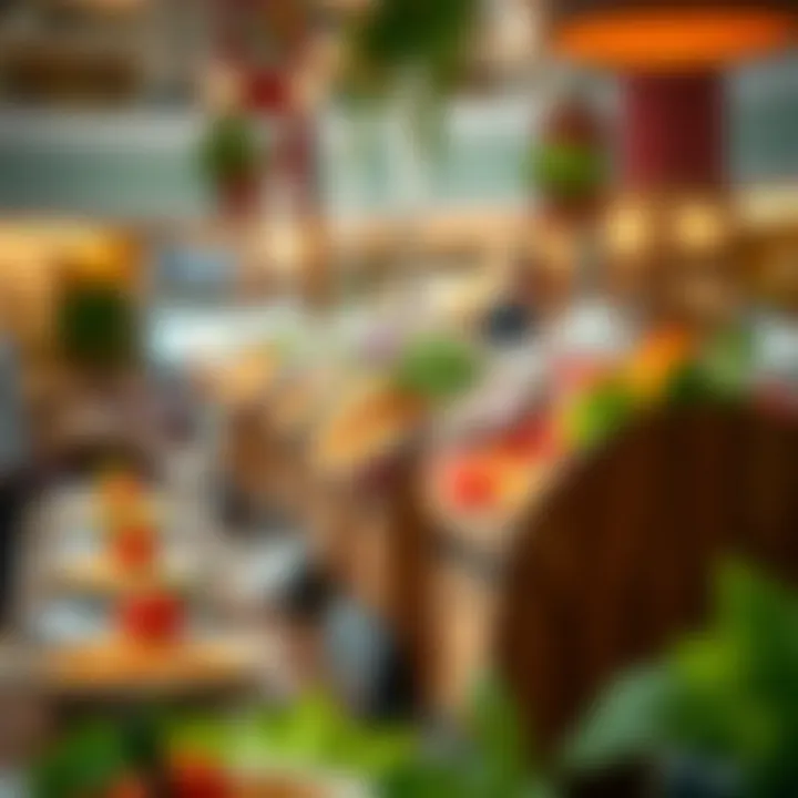 Vibrant culinary options on display