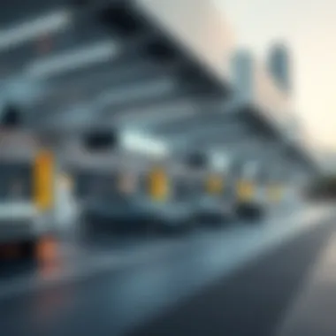 Futuristic Parking Facility in Dubai Futuristic parking facility designed with technology integration