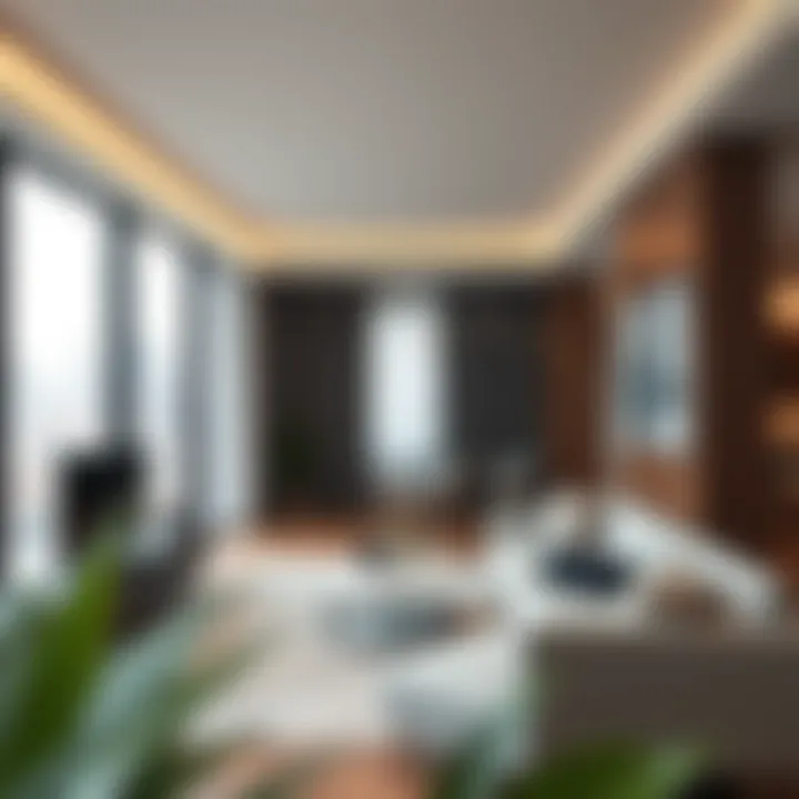 Stylish Living Spaces in Dubai Wharf Modern apartment interiors in Dubai Wharf
