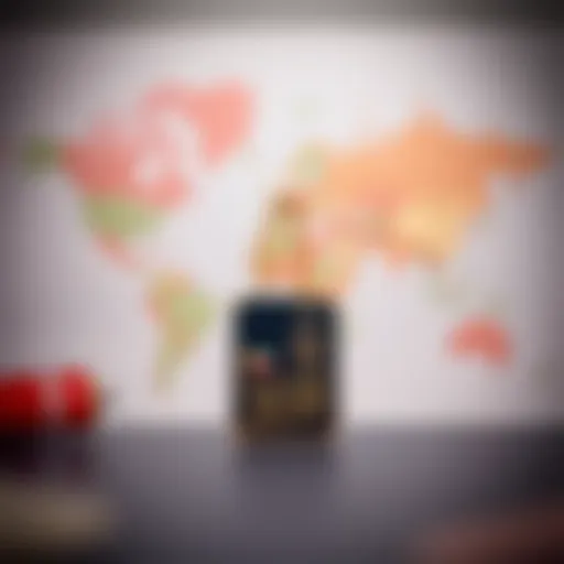 UAE Emirates ID with a world map background illustrating global travel