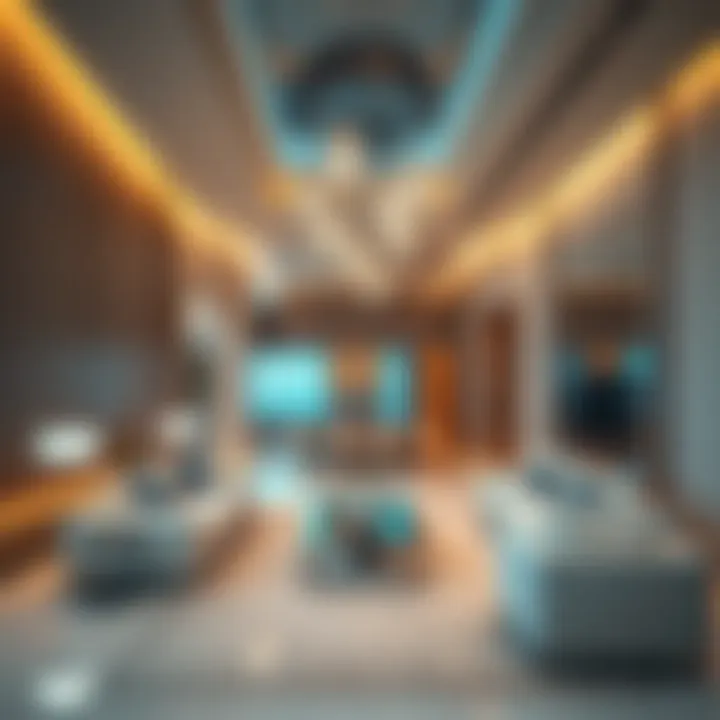 Luxury Interior Design at Oasis Residence Dubai Luxurious interior of a residence in Oasis Residence Dubai highlighting modern design