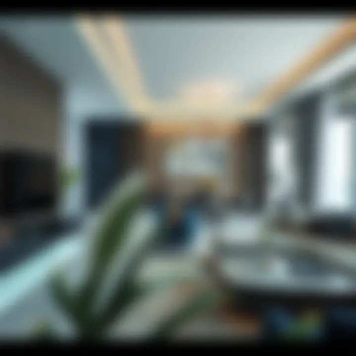 Sophisticated interiors of a residential unit in Opal Gardens